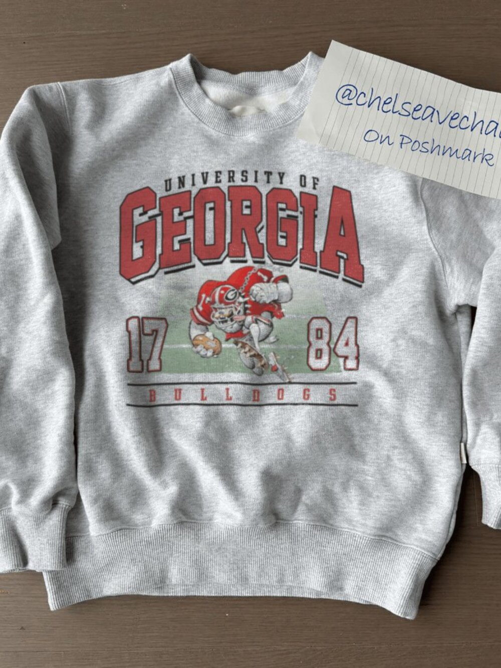 90s University of Georgia Sweatshirt, Retro Georgia Bulldogs Football Shirt Tee